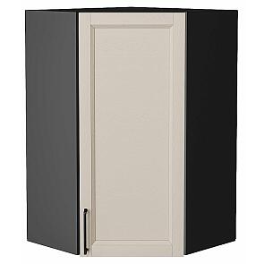 Шкаф верхний угловой Сканди Cream Silkwood/Graphite 920*600*600