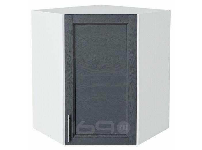 Шкаф верхний угловой Сканди Graphite Softwood Белый 716*600*600