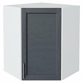 Шкаф верхний угловой Сканди Graphite Softwood Белый 716*600*600