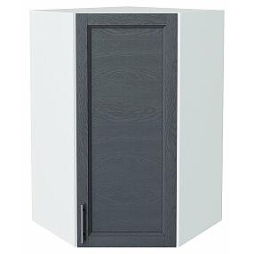 Шкаф верхний угловой Сканди Graphite Softwood Белый 920*600*600