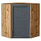 Шкаф верхний угловой Сканди Graphite Softwood Дуб Вотан 716*600*600 Шкаф верхний угловой Сканди Graphite Softwood Дуб Вотан 716*600*600