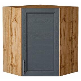 Шкаф верхний угловой Сканди Graphite Softwood Дуб Вотан 716*600*600