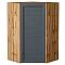 Шкаф верхний угловой Сканди Graphite Softwood Дуб Вотан 920*600*600 Шкаф верхний угловой Сканди Graphite Softwood Дуб Вотан 920*600*600