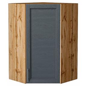 Шкаф верхний угловой Сканди Graphite Softwood Дуб Вотан 920*600*600