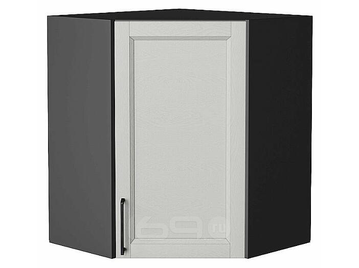 Шкаф верхний угловой Сканди Grey Silkwood/Graphite 716*600*600