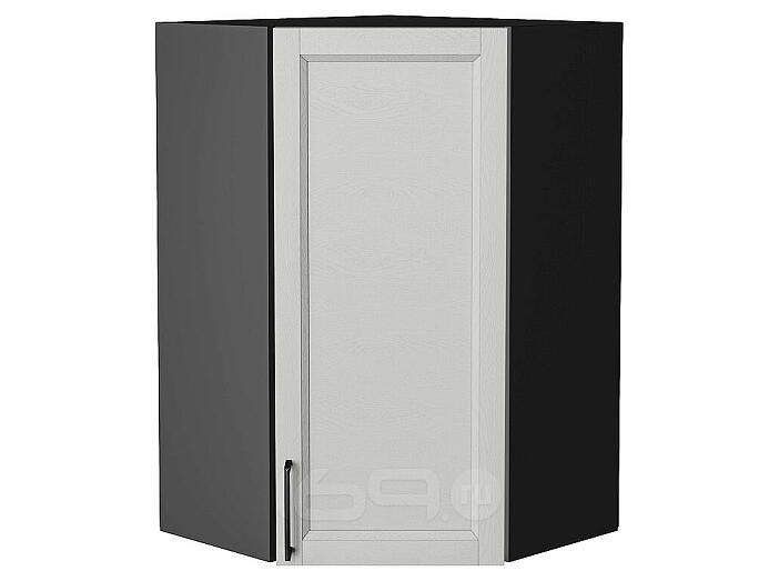 Шкаф верхний угловой Сканди Grey Silkwood/Graphite 920*600*600