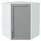 Шкаф верхний угловой Сканди Grey Softwood Белый 716*600*600 Шкаф верхний угловой Сканди Grey Softwood Белый 716*600*600