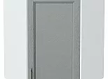 Шкаф верхний угловой Сканди Grey Softwood Белый 716*600*600