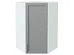 Шкаф верхний угловой Сканди Grey Softwood Белый 920*600*600