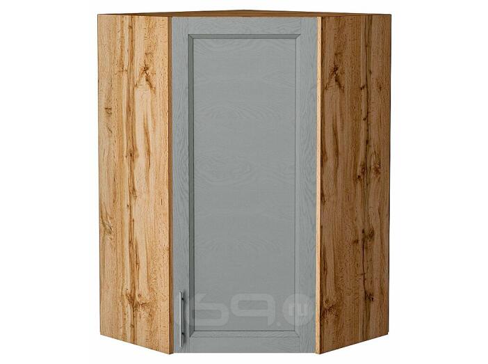 Шкаф верхний угловой Сканди Grey Softwood Дуб Вотан 920*600*600