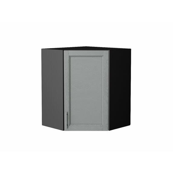 Шкаф верхний угловой Сканди Grey Softwood Graphite 716*600*600