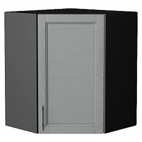 Шкаф верхний угловой Сканди Grey Softwood Graphite 716*600*600