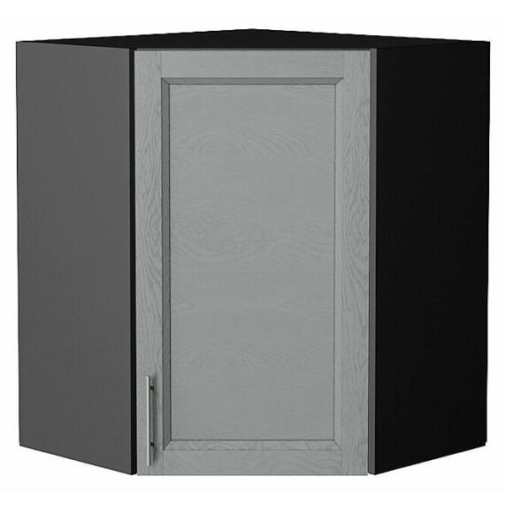 Шкаф верхний угловой Сканди Grey Softwood Graphite 716*600*600
