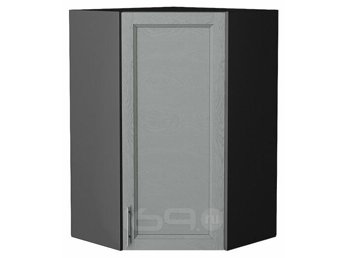Шкаф верхний угловой Сканди Grey Softwood Graphite 920*600*600
