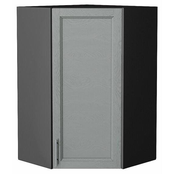 Шкаф верхний угловой Сканди Grey Softwood Graphite 920*600*600