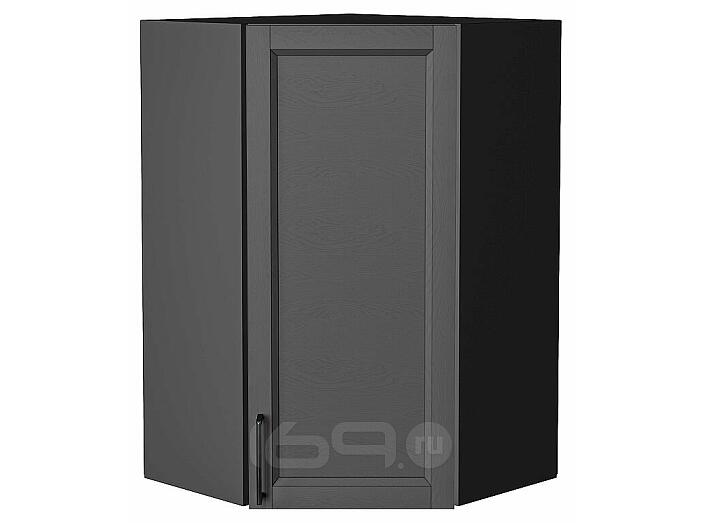 Шкаф верхний угловой Сканди Stormy Silkwood/Graphite 920*600*600