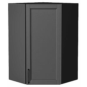 Шкаф верхний угловой Сканди Stormy Silkwood/Graphite 920*600*600