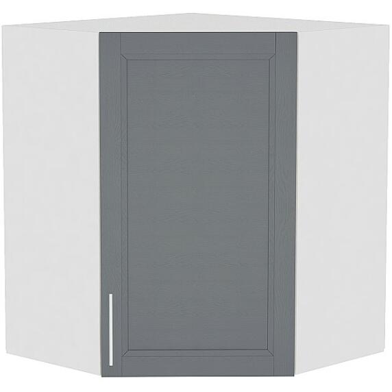 Шкаф верхний угловой Сканди ВУ 590 Graphite Softwood-Белый