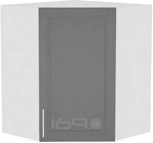 Шкаф верхний угловой Сканди ВУ 590 Graphite Softwood-Белый