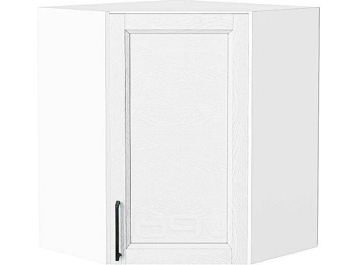 Шкаф верхний угловой Сканди White Silkwood/Белый 716*600*600