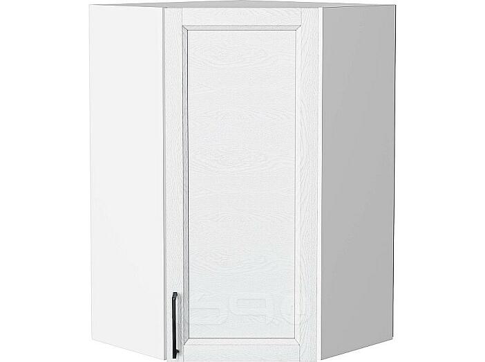 Шкаф верхний угловой Сканди White Silkwood/Белый 920*600*600