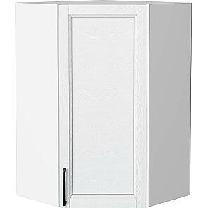 Шкаф верхний угловой Сканди White Silkwood/Белый 920*600*600