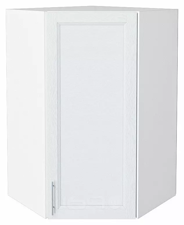 Шкаф верхний угловой Сканди White Softwood/Белый 920*600*600