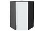 Шкаф верхний угловой Сканди White Softwood Graphite 920*600*600