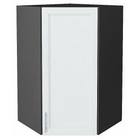 Шкаф верхний угловой Сканди White Softwood Graphite