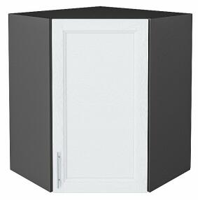 Шкаф верхний угловой Сканди White Softwood Graphite