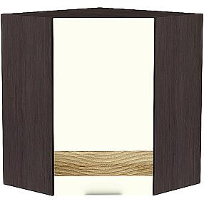 Шкаф верхний угловой Терра DL ВУ 590 Ваниль Софт-Венге