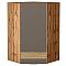 Шкаф верхний угловой Терра DR Смоки Софт Дуб Вотан 920*600*600 Шкаф верхний угловой Терра DR Смоки Софт Дуб Вотан 920*600*600