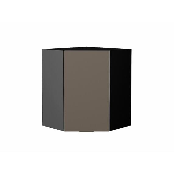 Шкаф верхний угловой Терра Смоки Софт Graphite 716*600*600