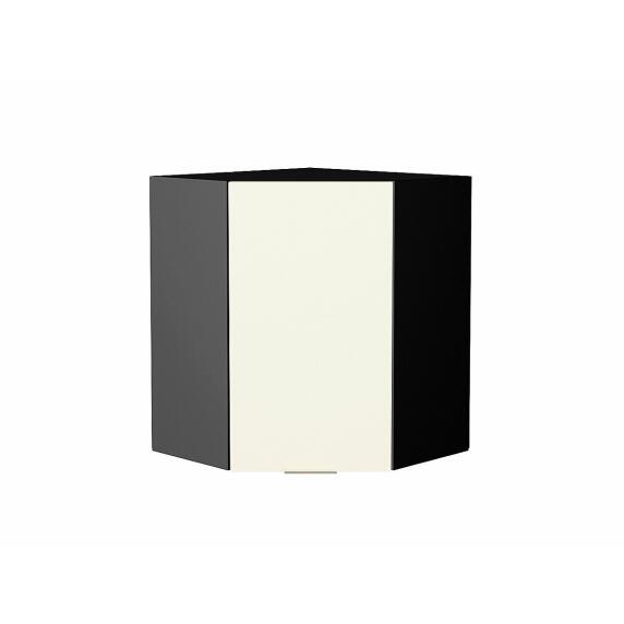 Шкаф верхний угловой Терра Ваниль софт Graphite 716*600*600