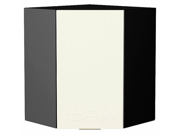 Шкаф верхний угловой Терра Ваниль софт Graphite 716*600*600