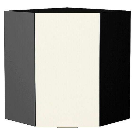 Шкаф верхний угловой Терра Ваниль софт Graphite 716*600*600
