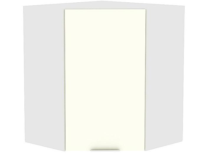 Шкаф верхний угловой Терра ВУ 599 Ваниль Софт-Белый