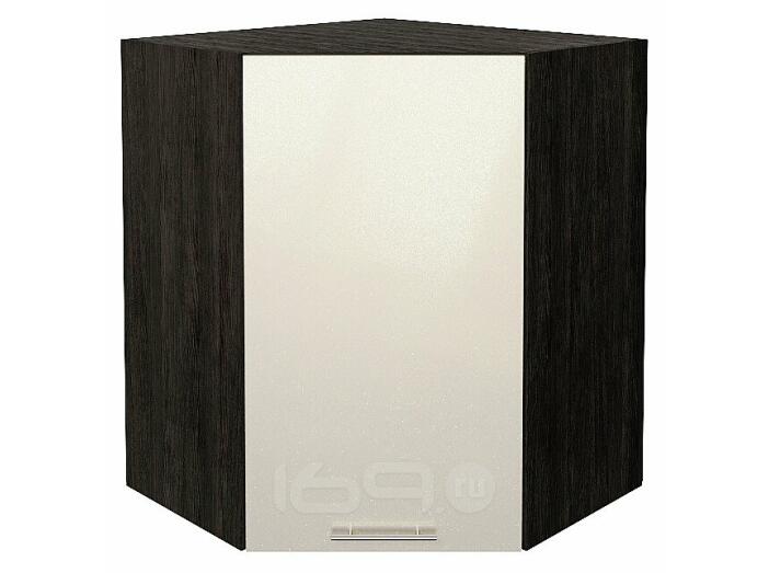 Шкаф верхний угловой Валерия-М Бежевый металлик Graphite 716*600*600