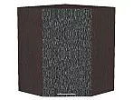 Шкаф верхний угловой Валерия-М Черный металлик дождь Graphite 920*600*600
