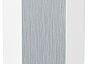 Шкаф верхний угловой Валерия-М Серый металлик дождь светлый Белый 716*600*600
