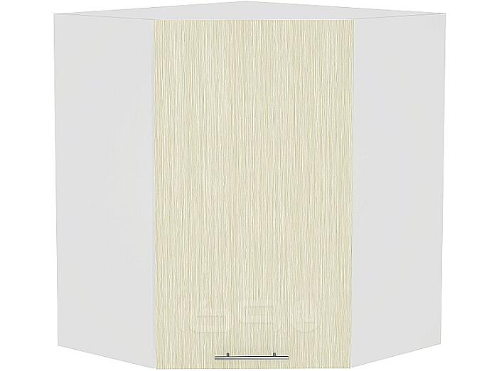 Шкаф верхний угловой Валерия-М ВУ 599 Дуб беленый-Белый