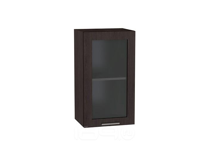 Шкаф верхний стекло Ривьера ШВС 400 ЛДСП Венге