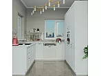 Модульный кухонный гарнитур Прага-19 Белое дерево/Белый 2130x2400/2580x600