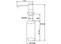 Дозатор OL-401FS сатиновый