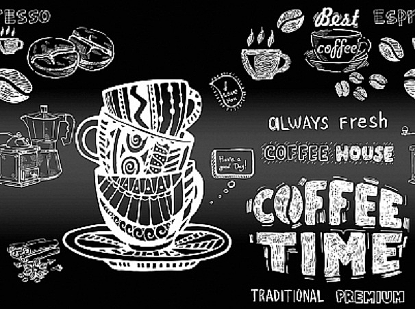 Фартук для кухни "Koffe time" 600*3000*1,5