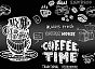 Фартук для кухни "Кофе time" 2440*610*3