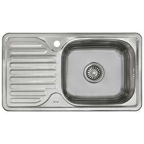 Мойка врезная 764218/0,8 1Ч1К Глянец 760*420 Правая