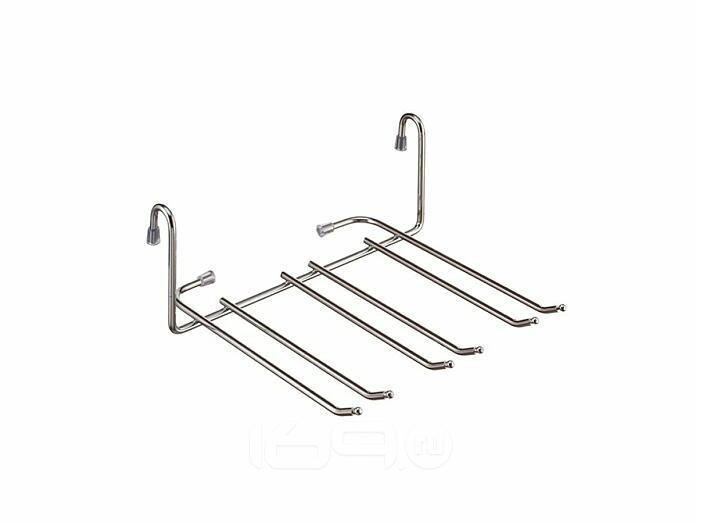 Полка навесная для фужеров Хром 100*235*250