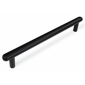 Ручка рейлинг мебельная VIA RS330.4 BL Матовый черный 160