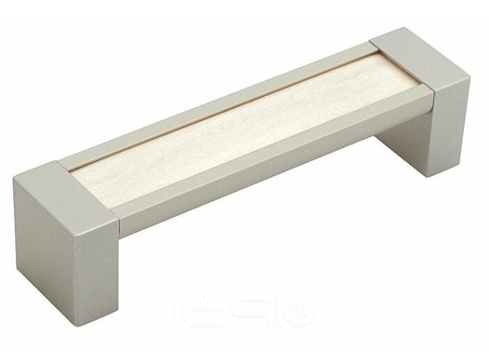 Ручка скоба мебельная С-31 96 мм Металлик/Nordic Oak